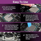HY510-10PCS(1PCS-1g) CPU Thermal heatsink Paste Silicone Grease Compound Carbon Based High Performance Non-Conductive for pc CPU gpu PS4 10 Gram