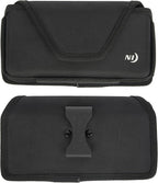 Nite Ize Clip Case Hardshell Universal Rugged Holster - Holster for Men's & Women's Belts - Utility Belt Pouch - Phone Accessories - Cell Phone Pouch - XX-Large, Black