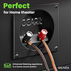 GearIT 14 Gauge 2 x 2.5mm Speaker Wire Cca Cca Cable (30.4 Meters - Black Clear)