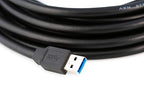 50 Feet Active USB Extension Cable 3.0 Male to Female with 2 Extension chipsets Signal Booster - Active Extension/Repeater Cord 15 Meters / 50 Feet (AC Power Supply Included)