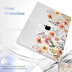 for MacBook Pro 16 inch Case 2019 2020 Release Model A2141, Plastic Hard Shell Cover with Keyboard Cover for MacBook Pro 16 inch with Touch Bar & Touch ID - Watercolor Flowers