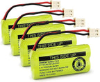 BT183342/BT283342 2.4V 800mAh Ni-MH Battery Pack, Compatible with AT&T VTech Cordless Phone Batteries BT166342/BT266342 BT162342/BT262342 CS6709 CS6609 CS6509 CS6409 EL52100 EL50003 (Pack 4)