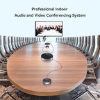 Tenveo 4K PTZ Conference Room Camera System Audio and Video Conferencing 12X Optical Zoom HDMI PTZ Camera and Bluetooth Speakerphone with 2 Expansion Mics Bundle Wide Angle for Large Remote Meetings