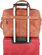 Leather briefcases Laptop Messenger Bags Best Office School College Satchel Bag for Men and Women