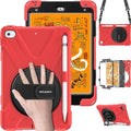 BRAECN iPad mini 5 Case,iPad mini 4 Case, Heavy Duty Shockproof Protective Rugged Case with Pencil Holder,Hand Strap,Kickstand, Shoulder Strap for iPad mini 5th/4th Generation 7.9 Inch for Kids
