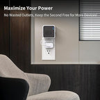 256GB USB Flash Drive & Outlet Wall Mount for Blink Sync Module 2 with Short Cable - Save Space - No Messy Wires - Easy Move Mount Bracket Holder for Blink Outdoor Indoor Security Camera (1 Pack)