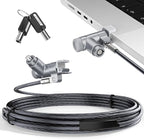 AboveTEK Laptop Locking Cable for MacBook Pro 14/16 (2021–2024), Anti-Theft Keyed Laptop Security Lock, 6.56ft Cut-Resistant Steel Computer Lock Cable, Rotatable & Portable Design