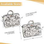 Maison d'Hermine Laptop bag with front pocket Stain and water repellent Cotton canvas