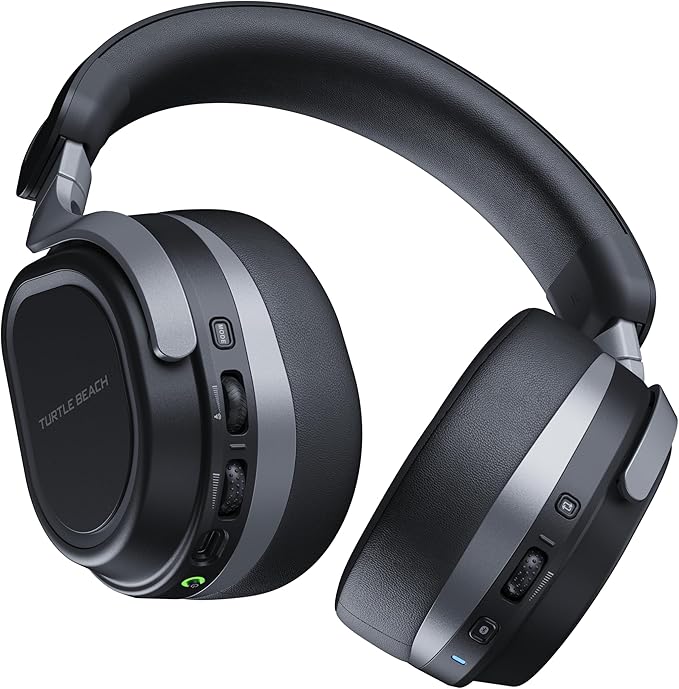 Turtle Beach Stealth 700 Gen 3 Wireless Multiplatform Amplified Gaming Headset for PS5, PS4, PC, Mobile – 60mm Drivers, AI Noise-Cancelling Mic, Bluetooth, 80-Hr Battery, Dual Transmitters – Black