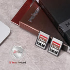 Pergear 256GB CFexpress Type A Memory Card, Up to 780MB/s Read Speed & 780MB/s Write Speed for 4K 120P with Card Reader