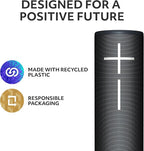 Ultimate Ears MEGABOOM 4 Portable Waterproof Bluetooth Speaker, 360-Degree Sound, Thundering Bass, 147ft Range, 20-Hour Battery, Floating Speaker - Black