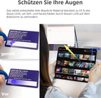 3 PACK Paper Screen Protector for iPad Pro 11 In (2022,2021,2020,2018)/iPad Air 5th (2022)/iPad Air 4th Gen (2020) 10.9, Matte Anti Glare Blue Light Filter PET Feel Shield, Bubble Free HD Texture Film