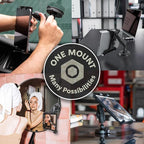 iBolt Tabdock BizMount -Holder/Mount with Suction Cup Base- for Your Windshield, Dashboard, or Desk - Compatible with All 7"-10" Tablets: iPad, Samsung Galaxy Tab, Google Nexus
