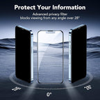 ESR 3 Pack for iPhone 14 Plus/13 Pro Max Privacy Screen Protector, Anti-spy Tempered-Glass Privacy Screen Protector, Micro-curved Edges, Case Friendly