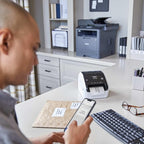 Brother QL-1100c Wide Format Label Printer, Shipping & Postage Labels 4” x 6”, Barcode & QR Code, High Speed, Direct Thermal Printing, Compact, uses DK Drop-in Label Rolls, USB Connectivity