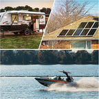 WEIZE 12V 100Ah LiFePO4 Battery Group 31 Lithium Battery, Built-in 100A BMS, Low Temperature Protection Deep Cycle Battery for Trolling Motor, RV, Solar, Marine, Camping, Home Energy Storage (2 Packs)