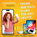 SpeedTalk Mobile Prepaid Cell Phone SIM Card for Smart Phones & Cellphones | $11 Monthly Plan - Unlimited Talk & Text + 2GB 5G 4G LTE Data | 3-in-1 SIM Card Standard Micro Nano