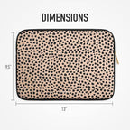 Vandel MacBook Air 13 inch Laptop Sleeve, Fits 13-13.3 inch Laptops: Neoprene MacBook Air & Pro Case, Chromebook, HP Soft Cover | Thin Computer Carrying Bag, Cheetah Mac (M1 & M2) Pouch