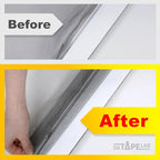 Grey Window Screen Repair Tape, 4 in X 15 FT, Screen Repair Kit for Windows or Doors, Strong Adhesive Patch Kit Fiberglass Mesh Tape
