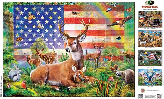 MasterPieces 1000 Piece Jigsaw Puzzle for Adults, Family, Or Youth - Radiant County - 19.25"x26.75"
