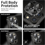 Camera Lens Protector for iPhone 14 Pro / iPhone 14 Pro Max, Alloy Metal Camera Cover with Tempered Glass Screen Protector Accessories,Case Friendly,Scratch Resistant,Easy to Install - Space