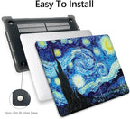 Compatible with MacBook Pro 13 inch Art Case Skin, 2022, 2021, 2020-2018 Release A1708 Creative Hard Shell with Keyboard Cover & Screen Protector (The Starry Night by Vincent Van Gogh)