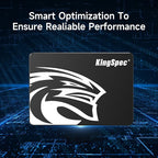 KingSpec 4TB 2.5 SSD SATA III Internal - 550MB/s Read, 520MB/s Write with 3D NAND Flash, for Laptop & Desktop PC Upgrade