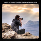 Tamrac Jazz 45 v2.0 Camera Bag for Photographers, Camera Case for Photography Accessories, Shoulder Bag for DSLR and Mirrorless Cameras, Crossbody Camera Bag, Travel Camera Carrying Case – Black