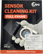 UES FFR24: Full Frame Camera Cleaning Kit 14pcs Sensor Cleaning Swab and 15ml Cleaner Compatible for Sony Nikon Canon FF CCD CMOS Clean