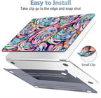 Mektron Compatible with M4 MacBook Air 15 inch Case 2025 A3241 2024 2023 M3 A3114 A2941 M2 Liquid Retina Display Touch ID, Plastic Hard Case & Keyboard Skin & Screen Protector - Roses Succulents