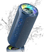 Ortizan Bluetooth Speaker, IPX7 Waterproof, Portable Speakers with HD Sound, Deep Bass, RGB Lights (Notice: X8 Pro Navy and X8 Pro Blue Cannot be paired via TWS Due to Different Bluetooth Versions)