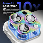 Tensea for iPhone 16 Pro/iPhone 16 Pro Max/iPhone 15 Pro/15 Pro Max Camera Lens Protector, Metal Aluminum Alloy Tempered Glass Cover Camera Screen Protector Accessories, Case Friendly