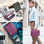 CILLA Electronics Organizer Travel, Travel Cord Organizer Case, Compact Electronics Accessories Bag for Cable, Cord, Charger, Phone