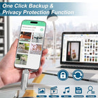 JSL JDTDC Apple MFi Certified 256GB Photo-Storage-Stick-For-iPhone-16-Flash-Drive External-Backup-Storage-iPhone-USB-Drive iPad Lightning USB C Photo-Stick Android Thumb-Drive-for-iPhone-Memory-Stick