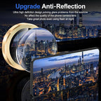 for Samsung Galaxy Z Flip 7 Camera Lens Protector, Individual Metal Ring Tempered Glass Lens Cover, [Strong Adsorption] Scratch Resistant Ultra-Thin HD Clear Lens Cover, 1 Set-Gold