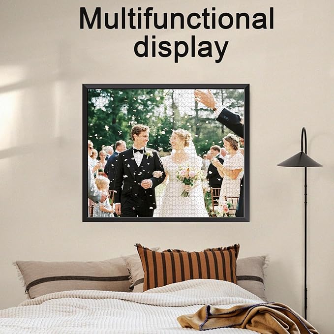 Personalized Photo Puzzle with Glossy Finish – Custom Jigsaw Puzzle 120/200/300/500/1000/1500 Pieces for Family, Couples, Pets, Birthdays, and Weddings (1500-Horizontal)