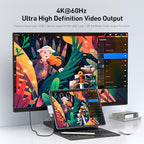 BENFEI USB C Hub 3-in-1, Super Compact, USB-C to HDMI 4K@60Hz, 10Gbps USB-A, 100W Power Delivery Compatible with iPad Pro, MacBook Pro/Air, iMac, iPhone 16/15 Pro/Pro Max, XPS, Thinkpad and More