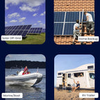 25.6V 200Ah LiFePO4 Battery with 100A BMS, Max. 5120Wh Energy, 4000-15000 Deep Cycles Lithium Battery, 10-Year Lifespan, Perfect for RV, Trolling Motor, Solar Off-Grid Storage, Home System