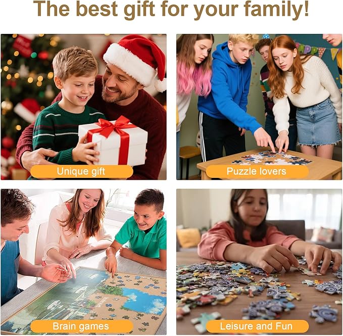 Personalized Photo Puzzle with Glossy Finish – Custom Jigsaw Puzzle 120/200/300/500/1000/1500 Pieces for Family, Couples, Pets, Birthdays, and Weddings (200-Vertical)