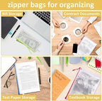 24PCS Mesh Zipper Pouch Storage Bags, 8 Sizes Board Game Bags, 12 Colors Reusable Pouches for Organizing, Organizer for Travel