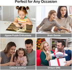 Personalized Photo Puzzles, Custom Jigsaw Puzzle for Adults, Customized Puzzle for Family, Wedding, Pet 500 Pieces, Unique Custom Keepsake Fun and Engaging for All Ages(20.5 * 15In Horizontal)