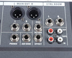 Pro 12 Channels Live Audio Mixer Bluetooth USB DJ Sound Mixing Console with 3 Stage Equalization Regulate 6 Modes Of Music for Family Ktv,Campus Speech,Meeting