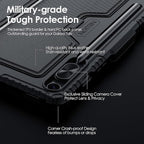 Nillkin for Samsung Galaxy Tab S10 FE 10.9” / S9 11" Case with Detachable Keyboard, 7-Color Backlit, Trackpad, S Pen Holder, Rugged Keyboard Case with Camera Cover for Samsung Tablet S10 FE 5G