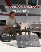 Solar Generator 600W (1200W Surge), 576Wh Portable Power Station, LiFePO4 Battery with AC Outlets, 1.5Hour Fast Charging for Home & Emergency, Hurricane, CPAP