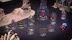 Arcknight Flat Plastic Miniatures: Demon Blood; 62 Unique Infernal-Themed Minis for DND 5e and Pathfinder; Affordable, Skinny Figurines for Dungeons and Dragons and Other Tabletop RPG Games