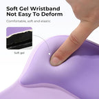 EooCoo Ergonomic Mouse Pad with Gel Wrist Rest Support Middle Concave Design, Relieve Wrist Pain Mousepad, Non-Slip Base for Laptop, Office Desk Accessories, Carpal Tunnel Syndrome