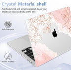 for MacBook Pro 16 inch Case 2019 2020 Release Model A2141, Plastic Hard Shell Cover with Keyboard Cover for MacBook Pro 16 inch with Touch Bar & Touch ID - Watercolor Floral