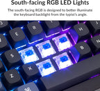 Keychron Q2 Wired Custom Mechanical Keyboard, QMK/VIA Programmable Macro, Full Aluminum, Hot-Swappable Gateron G Pro Blue Switch, 65% Layout Double Gasket Compatible with Mac and Windows - Black