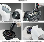 VSGO 4-in-1 Camera Cleaning Kit for Canon, Nikon, Sony DSLR Cameras, Air Blower, Lens Brush Pen, Microfiber Cloths (VS-A13E)