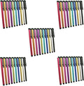 INNOLIFE Metal Stylus Touch Screen Pen Compatible with Apple iPhone 4 4S 5 5S 5C 6 6 Plus iPad Galaxy Tablet Smartphone PDA (50)